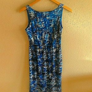 NWT vintage 80s never worn Ann Taylor sheath  sleeveless blue dress 2P